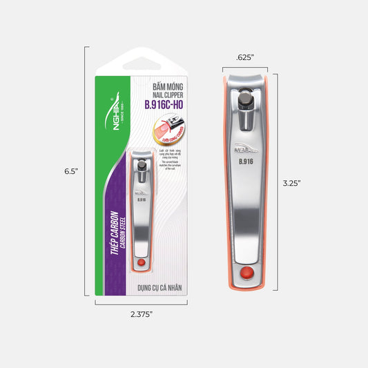 Advance Self - Collecting Nail Clipper - B.916 (Stainless Steel) - W.S. Industries, Inc.