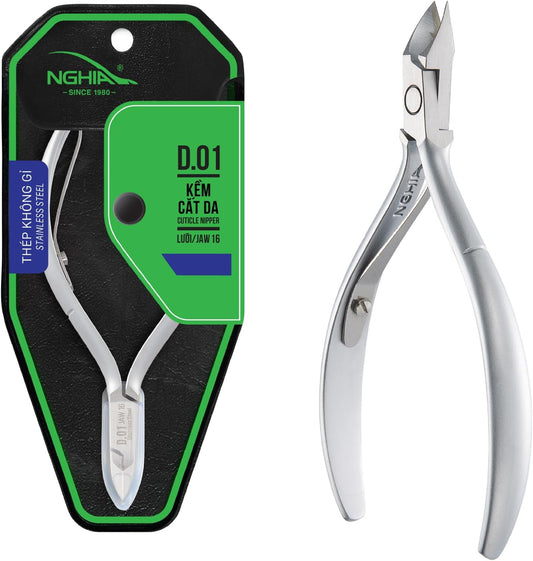 Cuticle Nipper - D - 01 (Stainless Steel) - W.S. Industries, Inc.