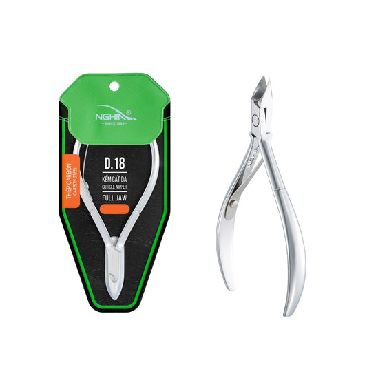 Cuticle Nipper - D - 18 (Hard Steel) - W.S. Industries, Inc.