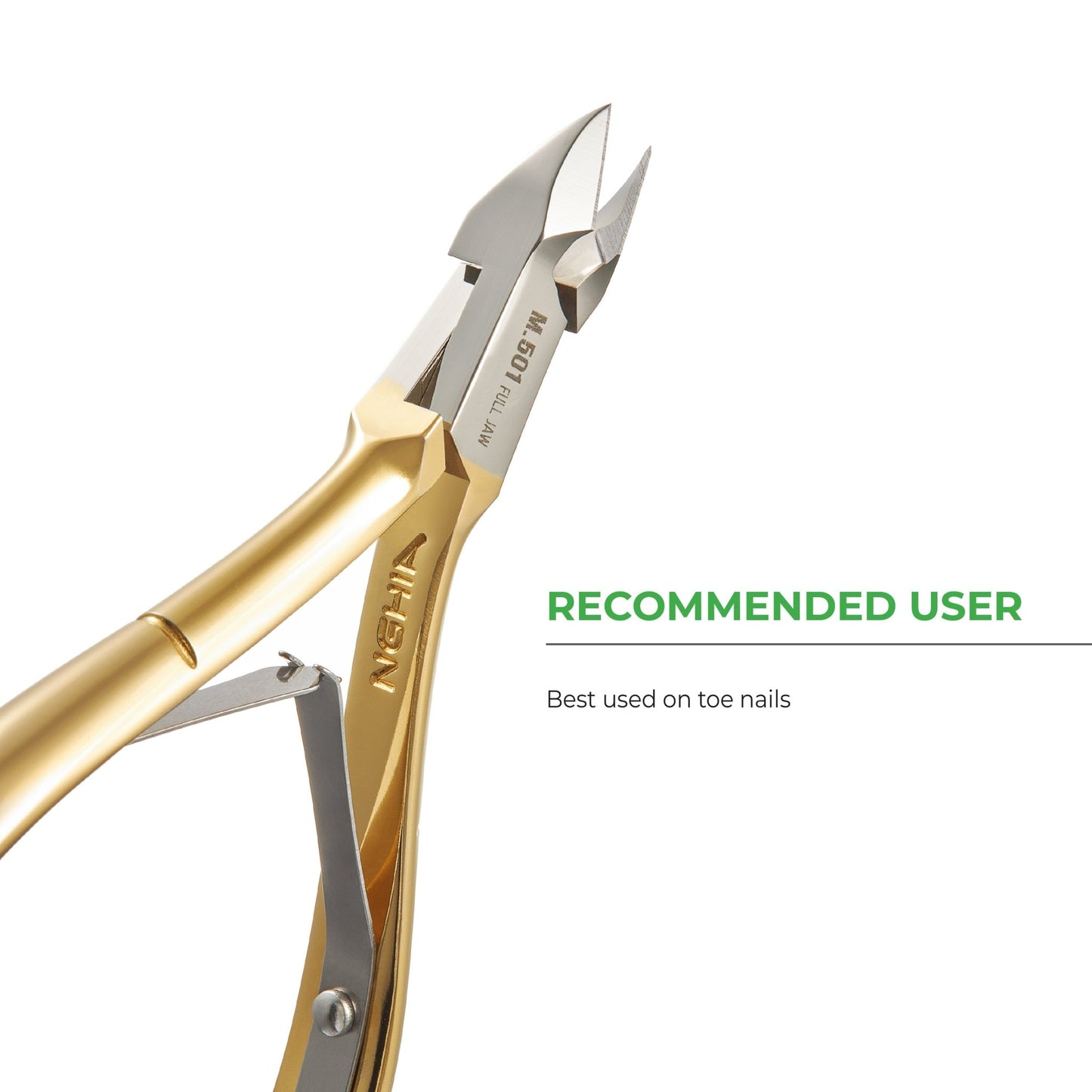 Cuticle Nipper - M - 501 (Hard Steel) - W.S. Industries, Inc.