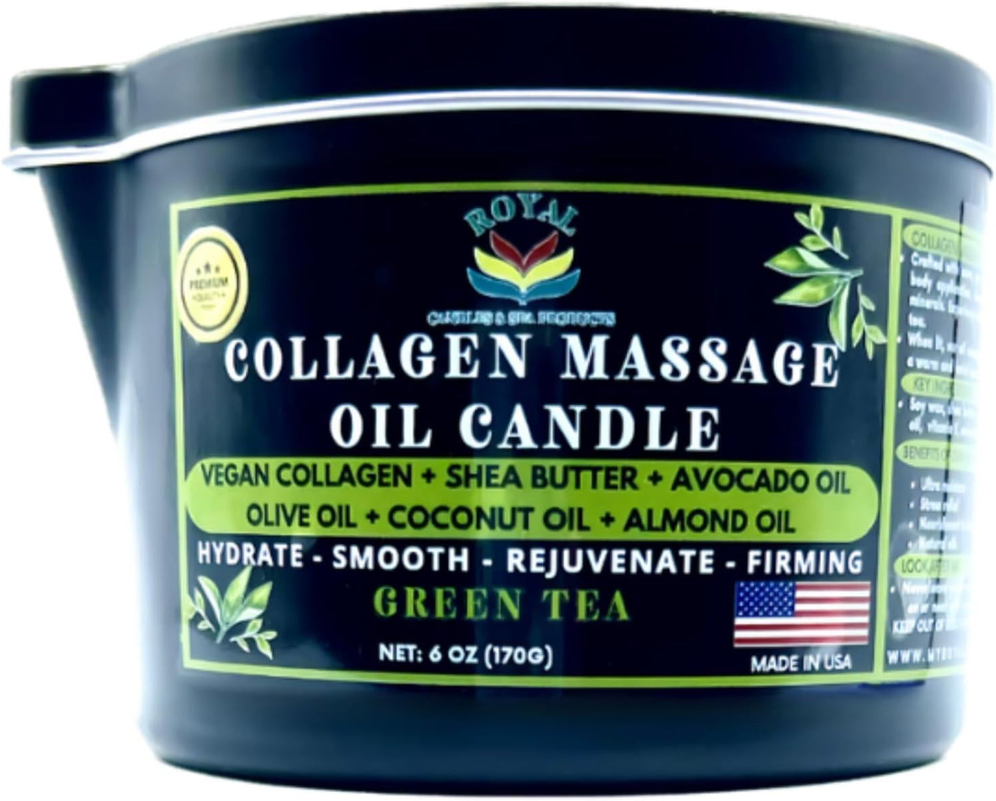 Royal Collagen Massage Oil Candle - W.S. Industries, Inc.